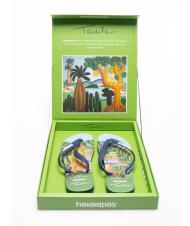HAVAIANAS RETRATOS  Flip Flops with Gift Box navyblu - Unisex shoes - 1