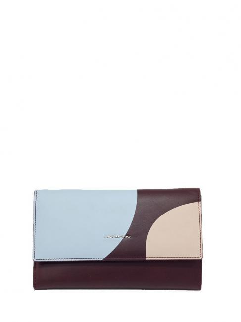 PIQUADRO TAG Wallet / Clutch Bag purple circles - Women’s Wallets