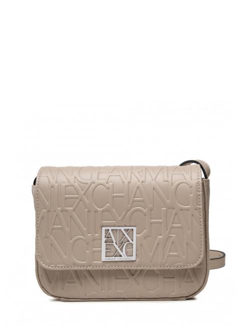 ARMANI EXCHANGE  Shoulder bag, logo print CASHMERE - Women’s Bags