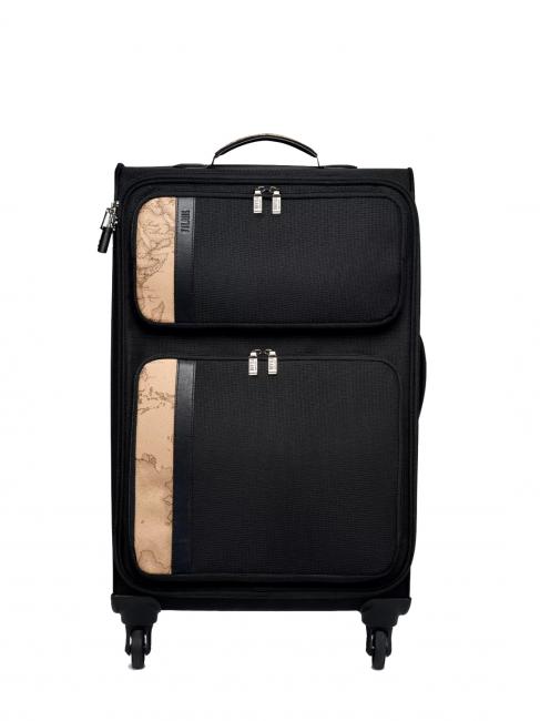 ALVIERO MARTINI PRIMA CLASSE WORK WAY Medium Trolley Black - Semi-rigid Trolley Cases