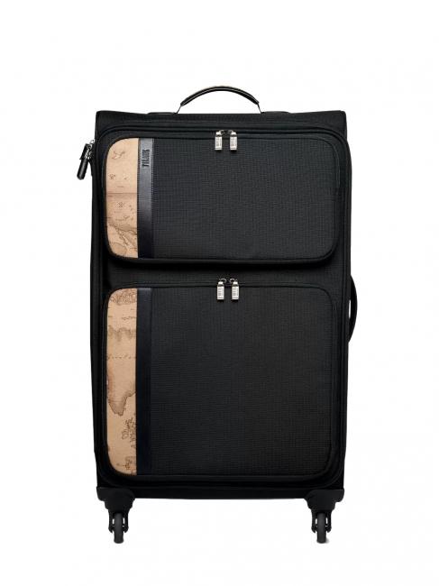 ALVIERO MARTINI PRIMA CLASSE WORK WAY Large Trolley Black - Semi-rigid Trolley Cases