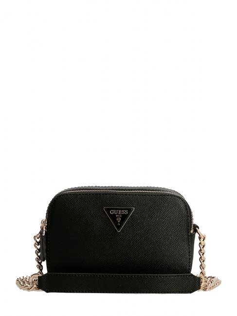 GUESS NOELLE Mini camera bag with shoulder strap BLACK - Women’s Bags