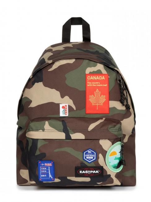 EASTPAK PADDED PAKR Backpack patched camo - Backpacks & School and Leisure
