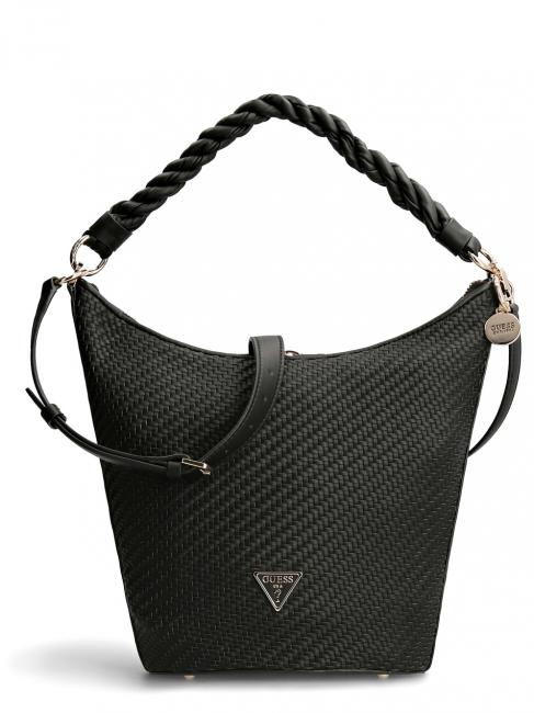 GUESS HASSIE Shoulder bag, with shoulder strap BLACK - Women’s Bags
