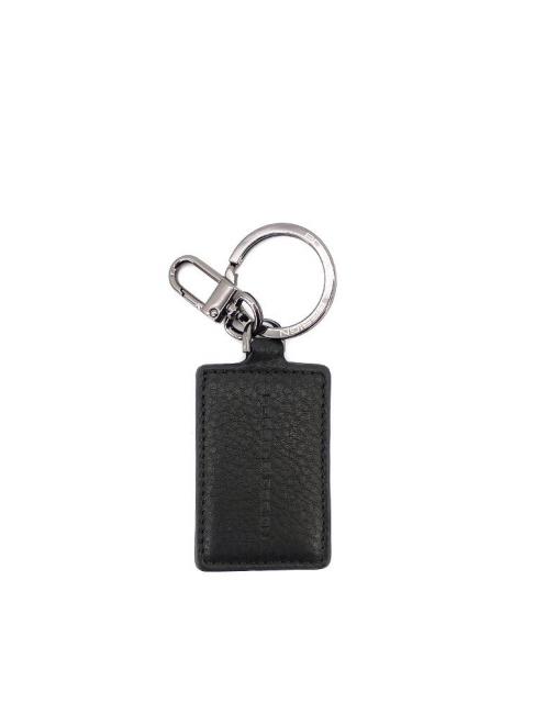 PORSCHE DESIGN SQUARE Leather keychain Black - Key holders