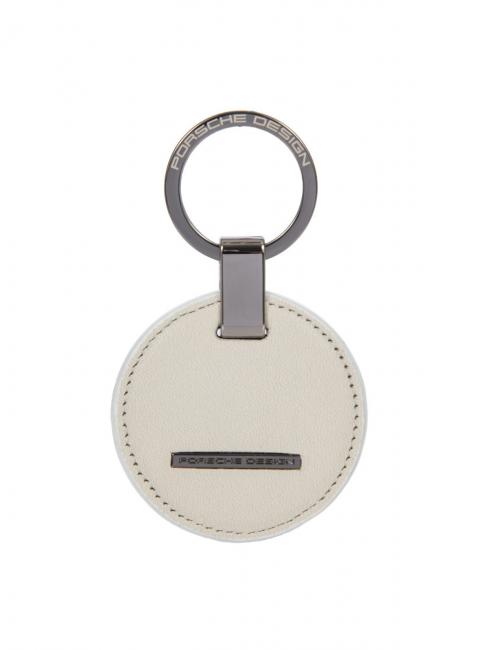 PORSCHE DESIGN CIRCLE Leather keychain white - Key holders