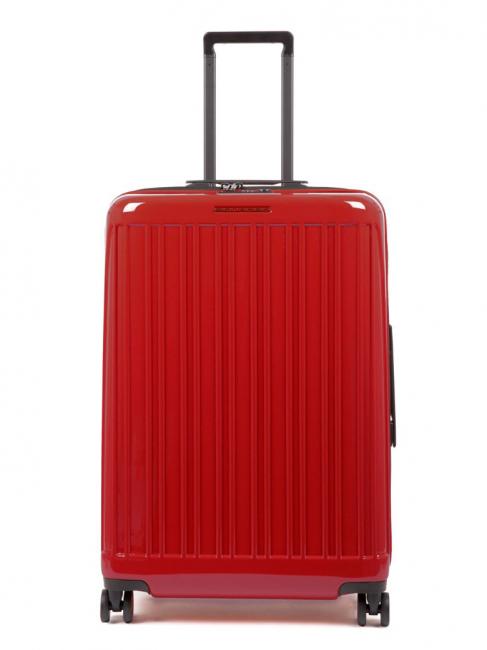 PIQUADRO SEEKER Medium trolley 69cm RED - Rigid Trolley Cases