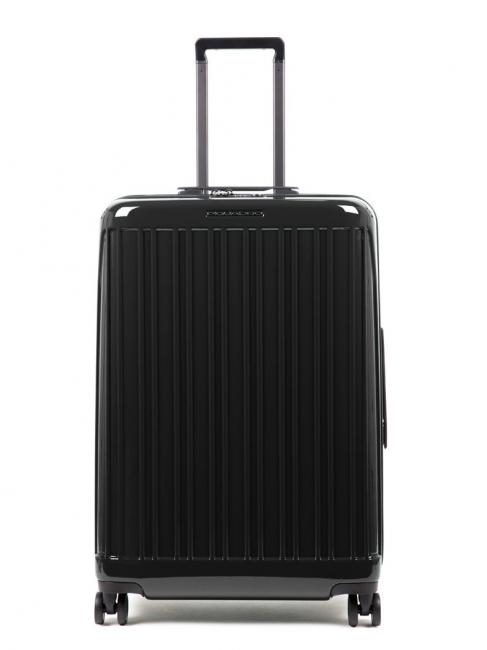 PIQUADRO SEEKER Medium trolley 69cm Black - Rigid Trolley Cases