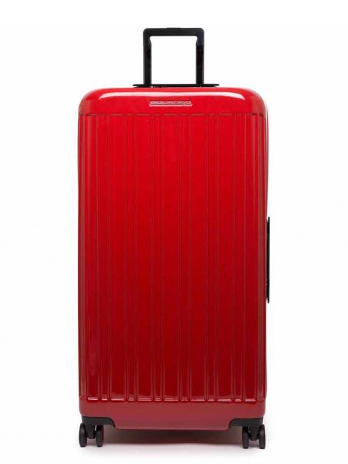 PIQUADRO SEEKER Extra large trolley 79cm RED - Rigid Trolley Cases