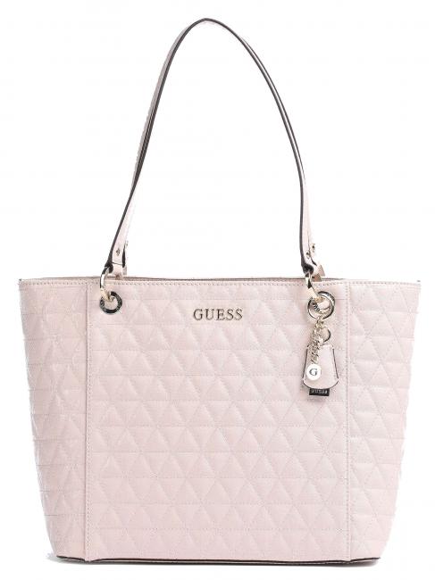 GUESS NOELLE Elite Quilted-effect shopping bag blush - Women’s Bags