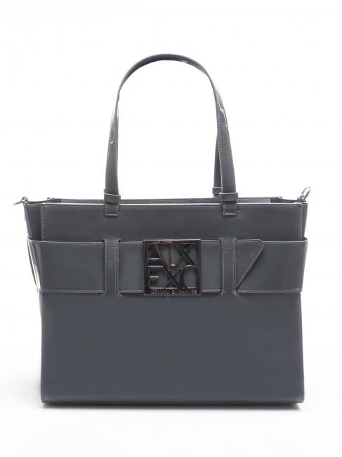 ARMANI EXCHANGE SHOPPING BAG On the shoulder, with shoulder strap grey - Women’s Bags