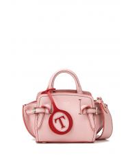 TRUSSARDI GITA Bicolor Hand micro bag with shoulder strap pink candy / red - Women&rsquo;s Bags - 1