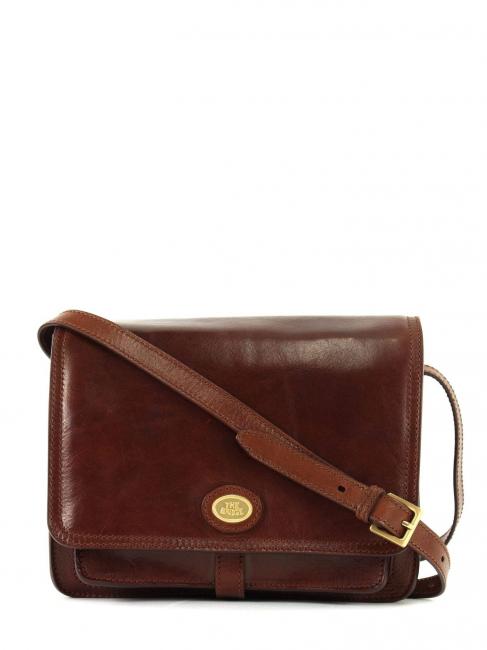THE BRIDGE STORY Shoulder bag, in leather BROWN - Women’s Bags
