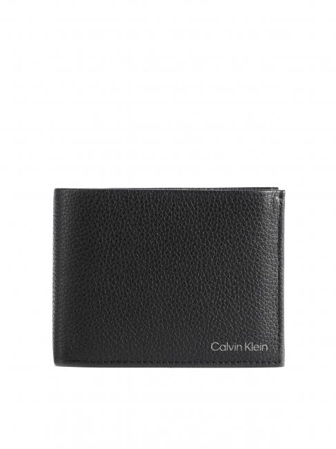 CALVIN KLEIN WARMTH  Leather wallet with coin purse ckblack - Men’s Wallets