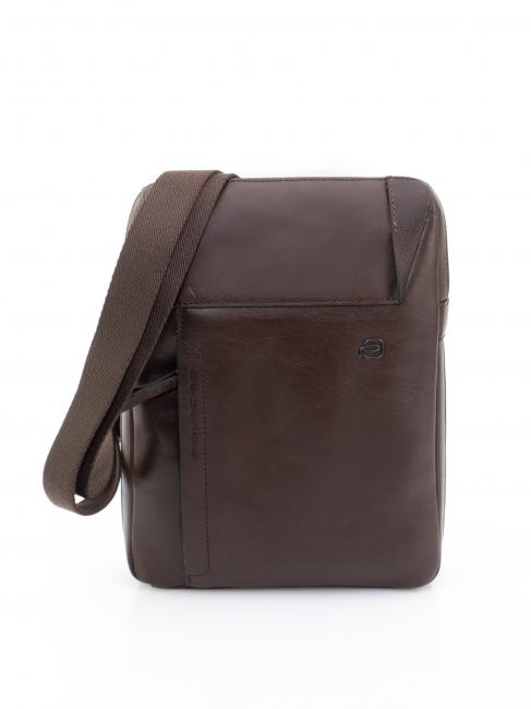 PIQUADRO PAN Leather bag MORO - Over-the-shoulder Bags for Men