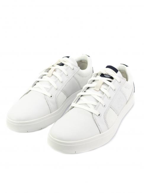 TIMBERLAND DAVIS SQUARE Sneakers in recycled fabric white - Men’s shoes
