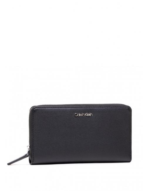 CALVIN KLEIN CK MUST Large zip around wallet ckblack - Women’s Wallets