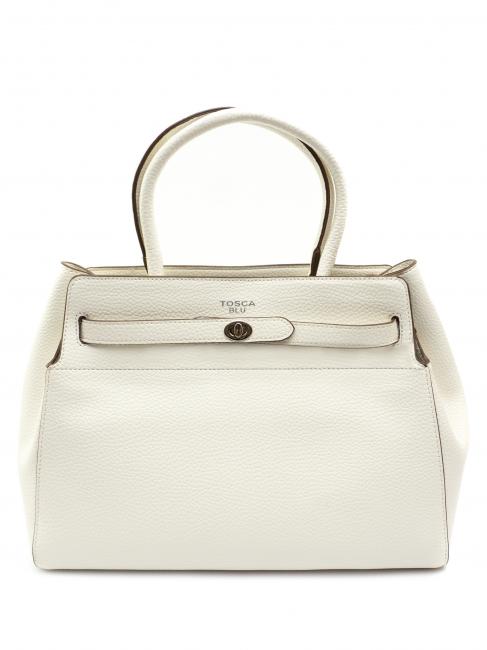 TOSCA BLU MALTA Large Handbag, with shoulder strap ivory white - Women’s Bags