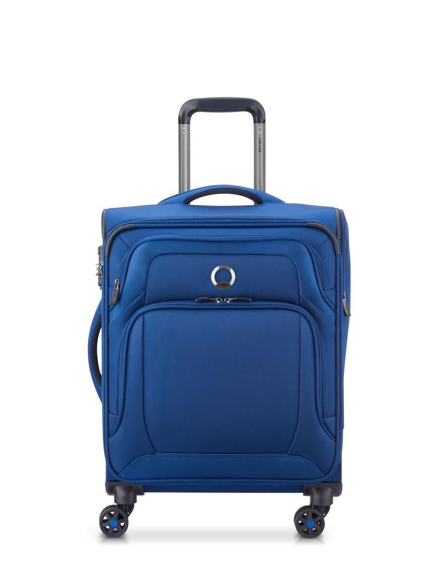Delsey Optimax Lite Hand Luggage Trolley Night Blue Buy At Outlet Prices