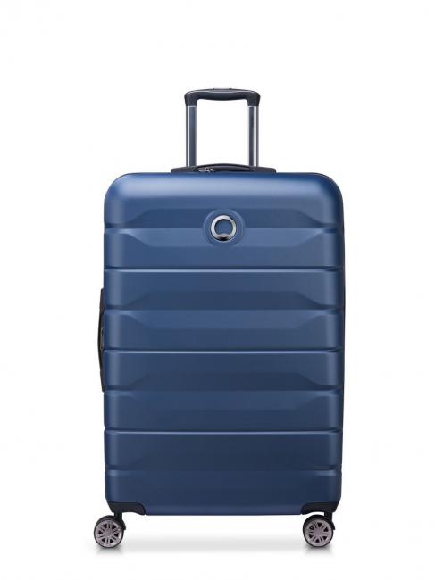 DELSEY AIR ARMOUR Large size trolley, expandable night blue - Rigid Trolley Cases