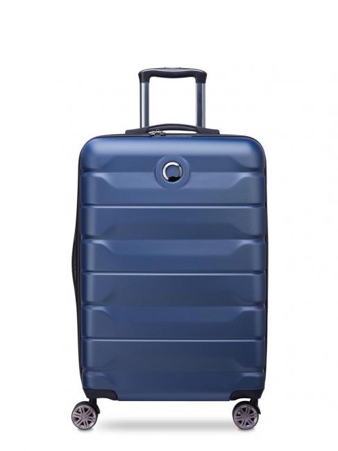 DELSEY AIR ARMOUR Medium Spinner Trolley, Expandable night blue - Rigid Trolley Cases