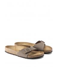 BIRKENSTOCK MADRID BIRKIBUC Slipper sandal mocca - Unisex shoes - 1