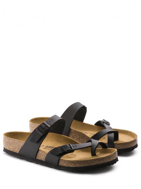 BIRKENSTOCK MAYARI BIRKO-FLOR Flip-flop slipper sandal black - Unisex shoes