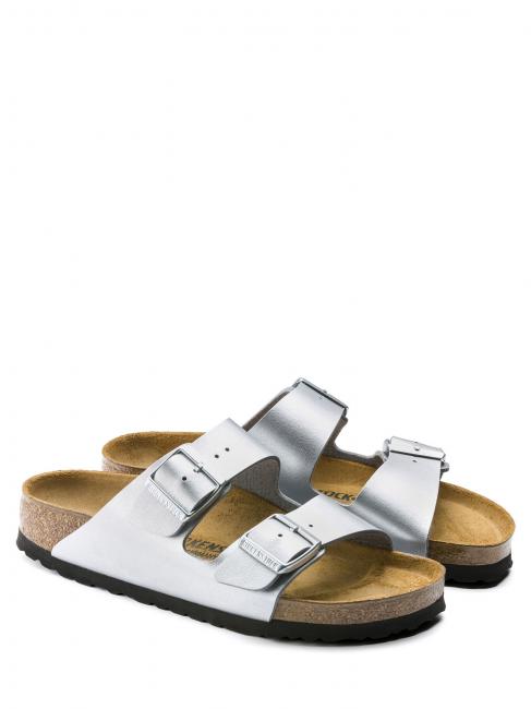BIRKENSTOCK ARIZONA BIRKO-FLOR Slipper sandal silver - Women’s shoes