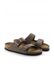 BIRKENSTOCK ARIZONA BIRKO-FLOR NUBUK Slipper sandal - Unisex shoes