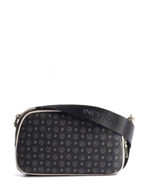 POLLINI HERITAGE  Camera bag with shoulder strap Black / Ivory - Women’s Bags
