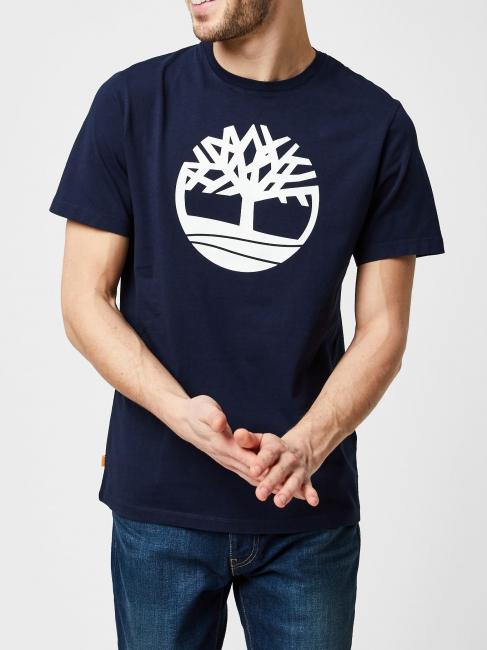 TIMBERLAND KBEC RIVER Short-sleeved T-shirt dark sapphire - T-shirt