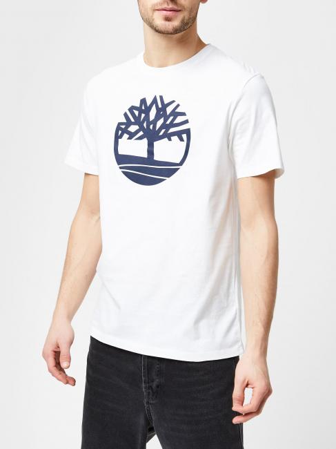 TIMBERLAND KBEC RIVER Short-sleeved T-shirt white - T-shirt
