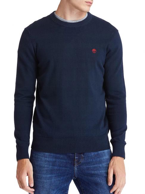 TIMBERLAND WILLIAMS RIVER Crewneck sweater dark sapphire - Men's Sweaters