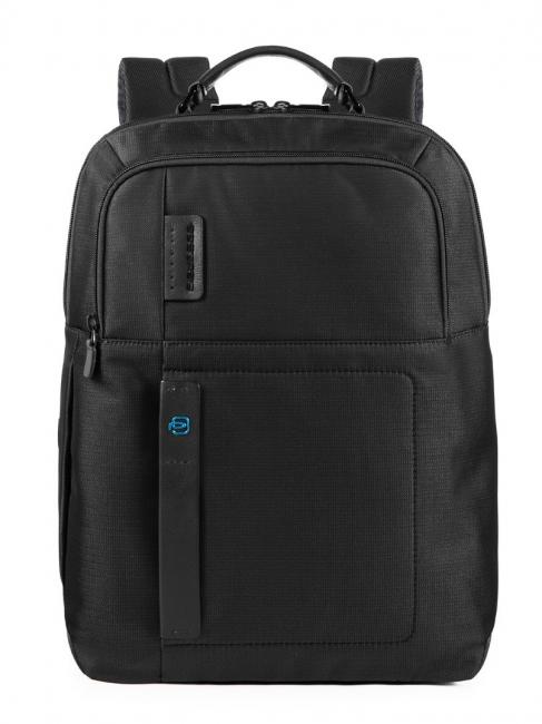 PIQUADRO backpack P16, 15.6” PC case CHEVRON / BLACK - Laptop backpacks