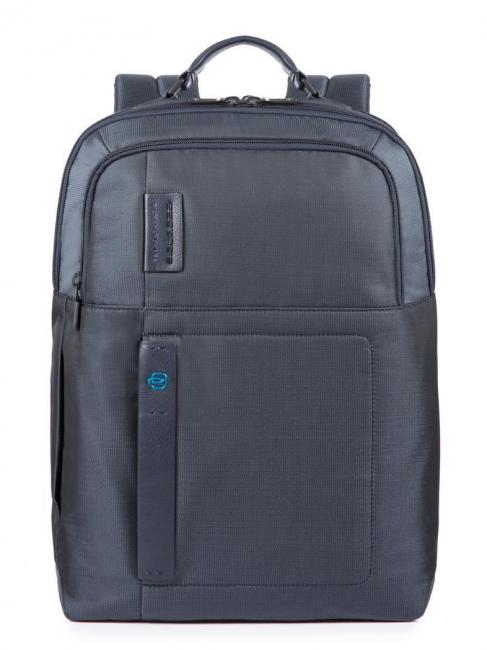 PIQUADRO backpack P16, 15.6” PC case BLUE CHEVRON - Laptop backpacks