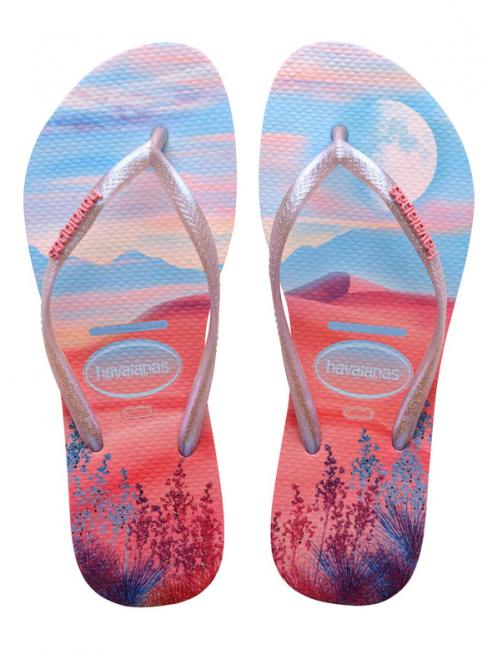 HAVAIANAS  SLIM PAISAGE flip flops macaron pink - Women’s shoes