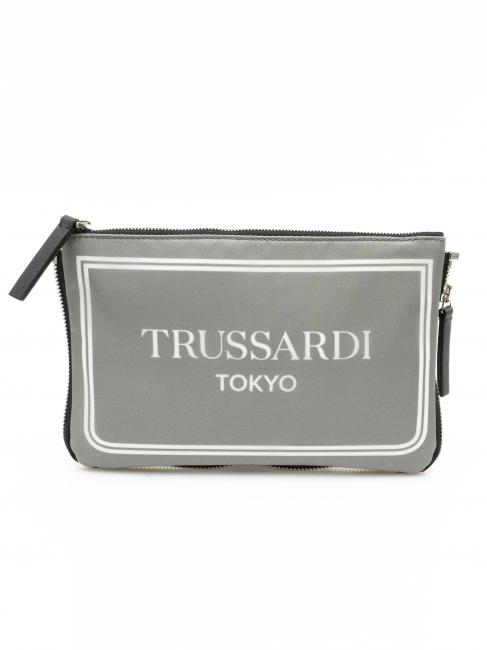 TRUSSARDI CITY POCKET Hand clutch bag tokyo gray - Women’s Bags