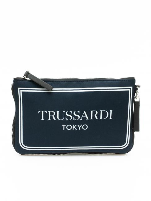 TRUSSARDI CITY POCKET Hand clutch bag tokyo blue - Women’s Bags