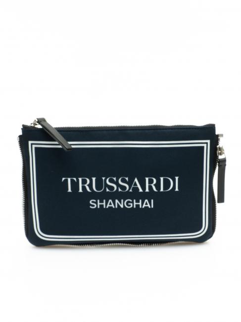 TRUSSARDI CITY POCKET Hand clutch bag shanghai blue - Women’s Bags