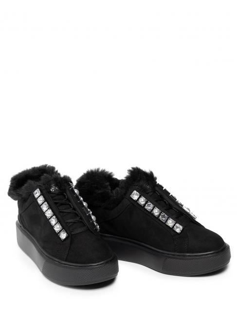 GUESS haya3 sneaker 4,5cm Padded collar sneakers BLACK - Women’s shoes