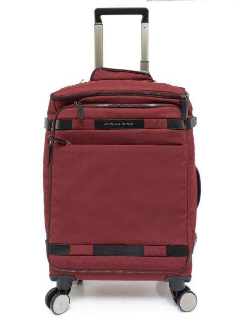 PIQUADRO PIERRE Hand luggage trolley black red - Hand luggage