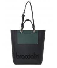 BRACCIALINI MY ONE Hand / shoulder shopper black / green - Women&rsquo;s Bags - 1