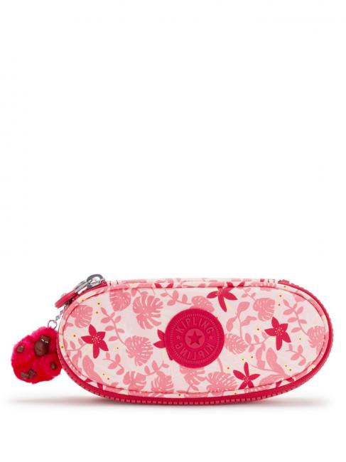 KIPLING DUOBOX Medium case pink leaves - Cases and Accessories