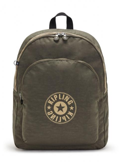 KIPLING CURTIS L 15 "laptop backpack green moss pop - Backpacks & School and Leisure