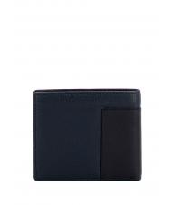 PIQUADRO CAMPIONARIO - FEELS Leather wallet blue - Men&rsquo;s Wallets - 1