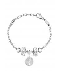MORELLATO DROPS 2 BEADS Bracelet with tree of life SILVER - Bracelets - 1