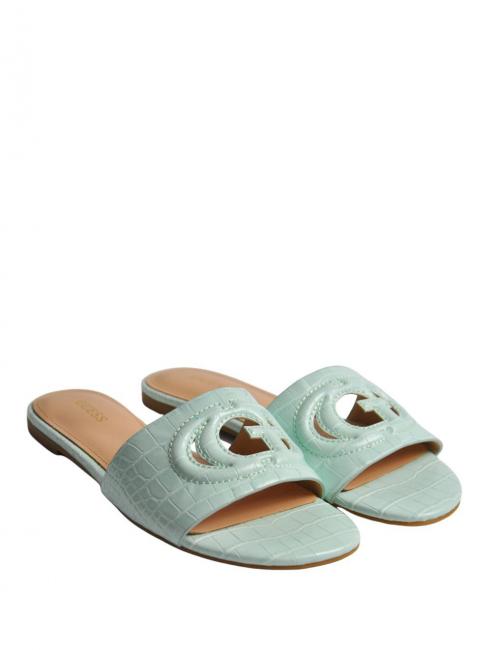 GUESS TASHIA 2 Coconut print slippers surf - Women’s shoes