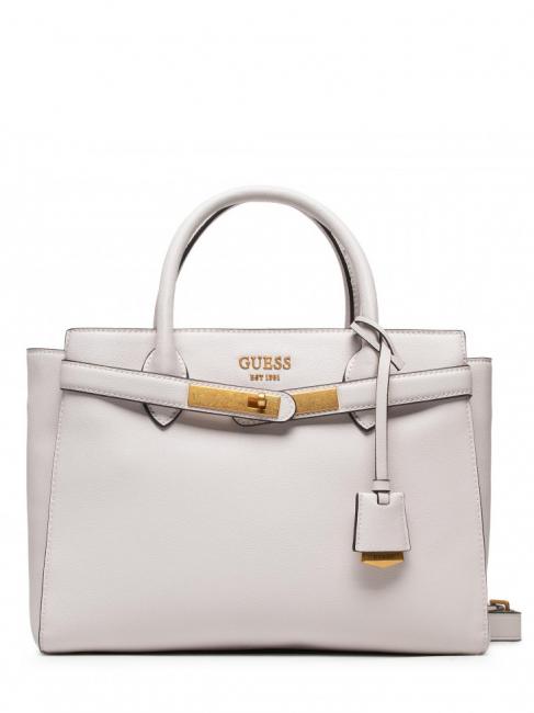 GUESS ENISA HIGH SOCIETY Handbag with shoulder strap sand - Women’s Bags