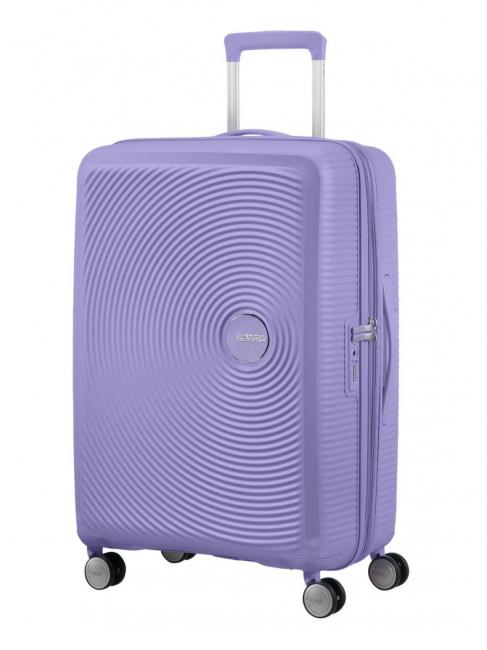 AMERICAN TOURISTER SOUNDBOX SPINNER Medium trolley, expandable lavender - Rigid Trolley Cases