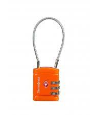 SAMSONITE  GLOBAL TRAVEL Padlock with cable and TSA combination - Travel Accessories